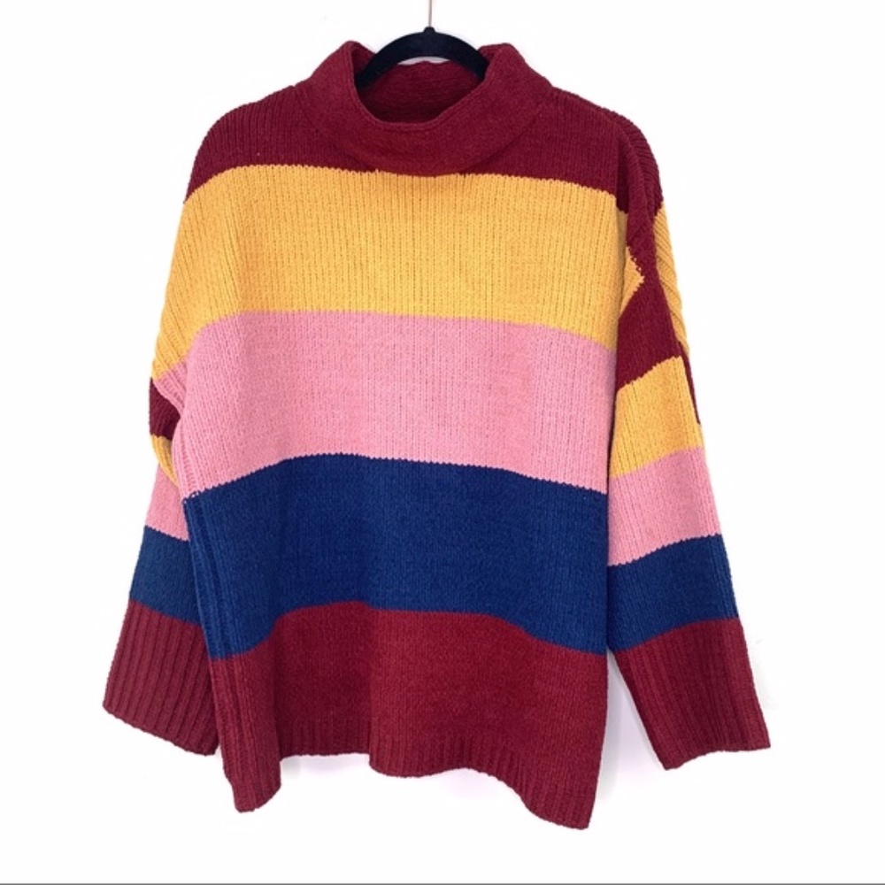 Catherine Malandrino Funnel Neck Chenille Sweater Size 1X - Picture 3 of 12